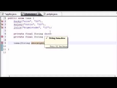 Java Programming Tutorial 44 Enumeration Youtube