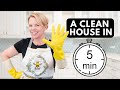 AMAZING 5 Minute Speed Cleaning Routine ‍ ️