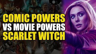 Comic vs Movie Powers: Scarlet Witch