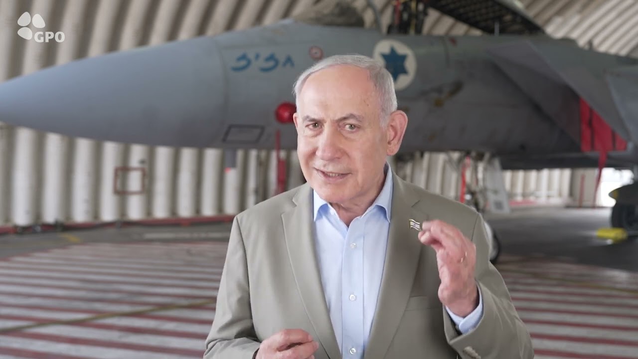 ראש הממשלה בנימין נתניהו בבסיס חיל האוויר בתל נוף