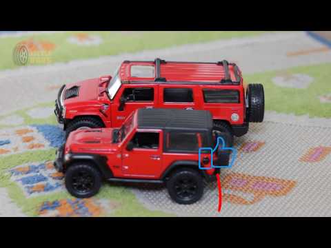 Металлическая машинка Kinsmart 1:32 «2008 Hummer H2 SUV» KT7006D / Желтый