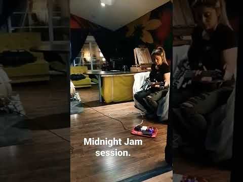 Midnight jams in the studio