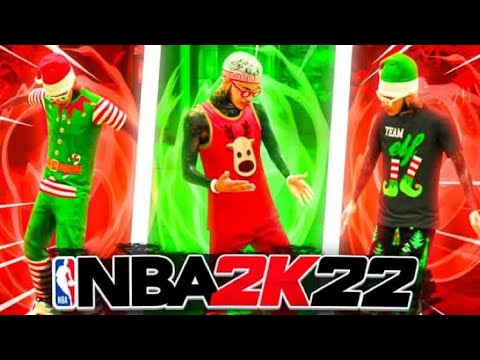 BEST DRIPPIEST OUTFIT ON NBA 2K22! (CHRISTMAS EDITION🎁🎄) LOOK LIKE COMP TRYHARD 2K22!
