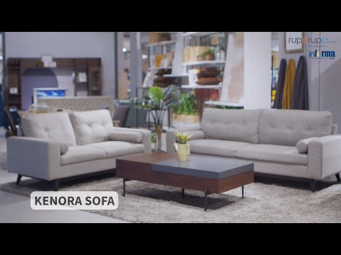 Gambar Nordia Kenora Sofa Fabric 2 Seater - Cokelat Sand