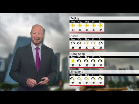 BBC weather today in Australasia - June 9th, 2025