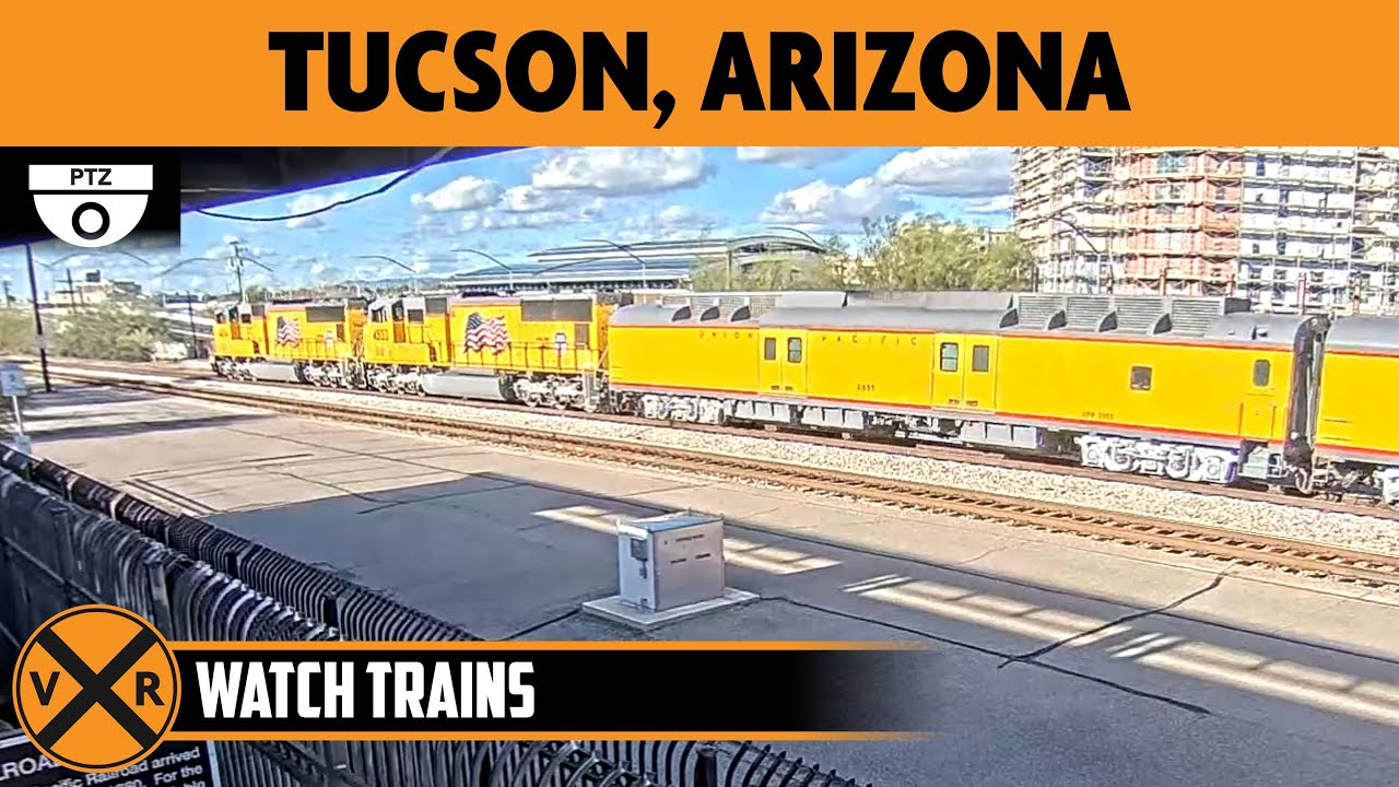 Live webcam view of Tucson Amtrak Station Trainspotting