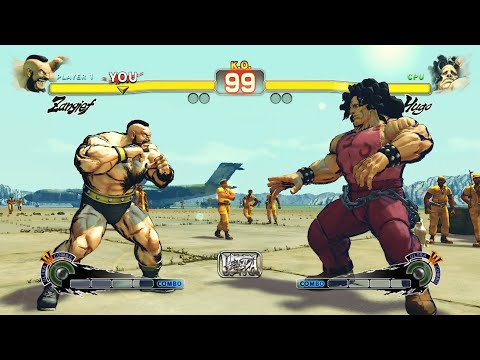 Zangief vs Hugo (Hardest) Street Fighter 4.| Epic Battle