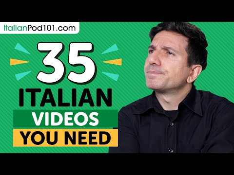 35 Beginner Italian Videos You Must Watch | Learn Italian