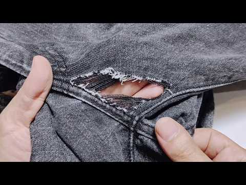 The perfect and magical solution for repairing stubborn holes in jeans yourself in an easy way