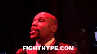 FLOYD MAYWEATHER GOES OFF ON FIGHTERS COMPLAINING ABOUT MONEY; EXPLAINS WHAT HE WENT THROUGH