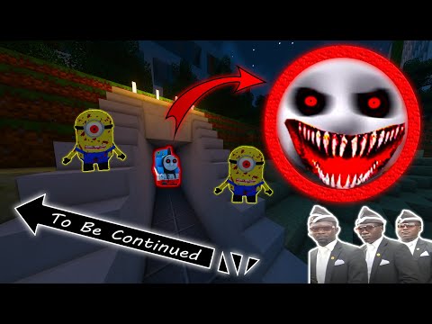I FOUND SCARY SECRET of MINIONS FAMILY and THOMAS.EXE - Coffin Meme in Minecraft