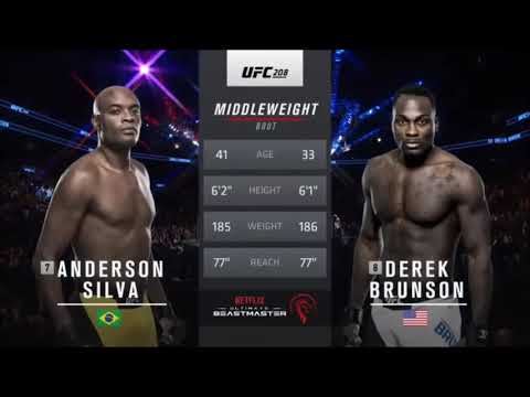 Anderson Silva vs Derek Brunson
