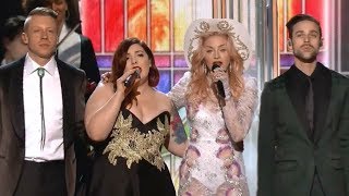 Grammy Rehearsal: Macklemore & Ryan Lewis, Madonna, Mary Lambert - Same Love, Open Your Heart