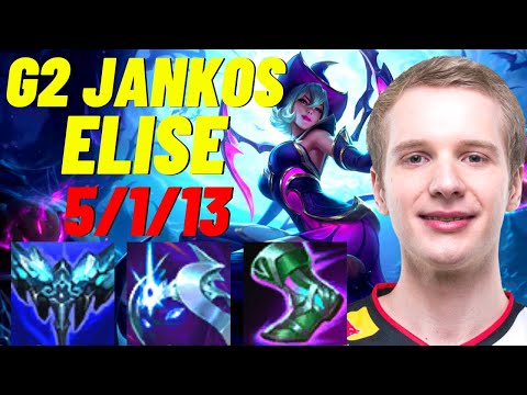 G2 JANKOS PLAYS ELISE VS HECARIM JUNGLE |EUW CHALLENGER PATCH 11.5| [League of Legends] FullGameplay