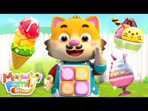 Rainbow Ice Cream Robot | Colors Song | Kids Songs | Cartoon for Kids | MeowMi Family Show
