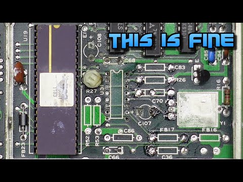 Commodore 64C repair Part 1 - a mix of old and new, corrosion and eww