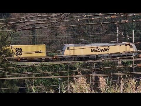 30 minuti di Orologio a Pile di Mignanego osservando le 2 linee Succursale e bassa lenta dei Giovi