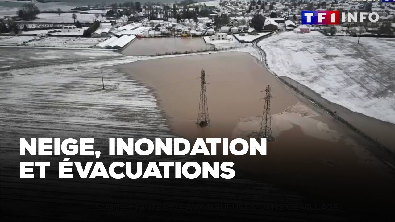 Neige dans le Nord, inondation et évacuations en urgence dans l'Ouest｜TF1 INFO