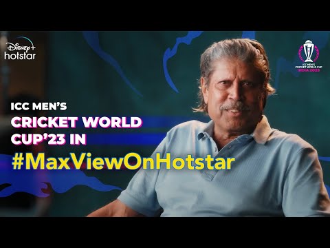 ICC Men’s Cricket World Cup’ 23 in MaxView | DisneyPlus Hotstar