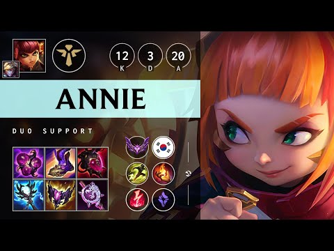 Annie Support vs Lulu - KR Master Patch 25.S1.3