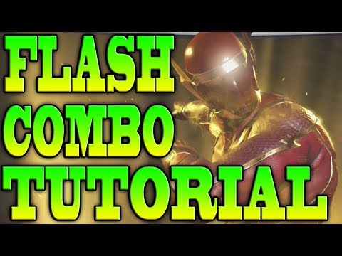 Injustice 2 FLASH COMBOS! - THE FLASH COMBO TUTORIAL