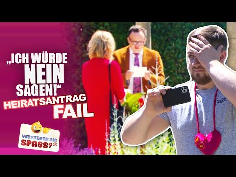 Heiratsantrag geht schief | Verstehen Sie Spaß?