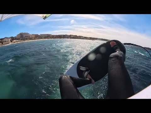 Classic session wingfoil au brusc with friends🤙🏻🌅 gong ypra surfreestyle V3 620 🔥 #wingfoil #gong