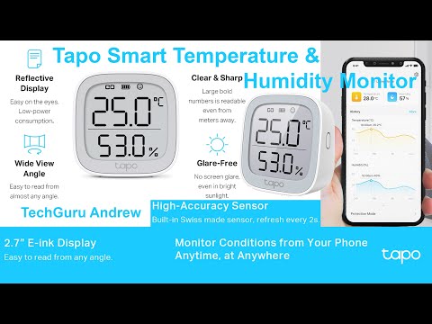 Tp-Link Tapo T315 Smart Home Temperature and Humidity Meter