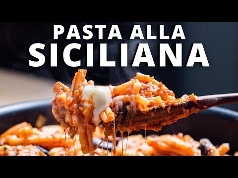 PASTA ALLA SICILIANA - #1 Summer Eggplant Recipe
