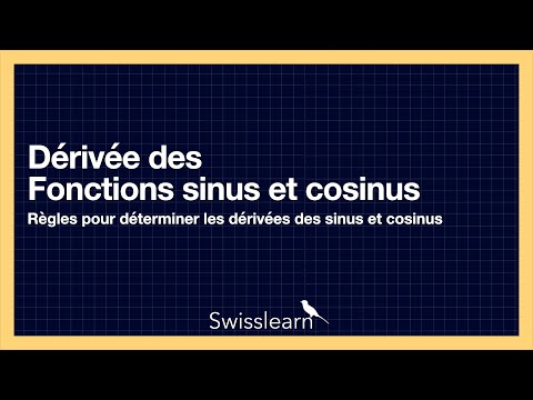 Dérivée des fonctions sinus et cosinus
