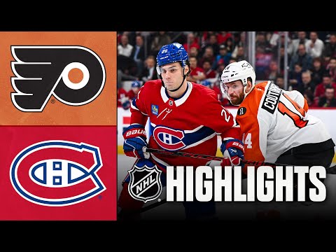 NHL Highlights | Flyers vs. Canadiens | November 04, 2025