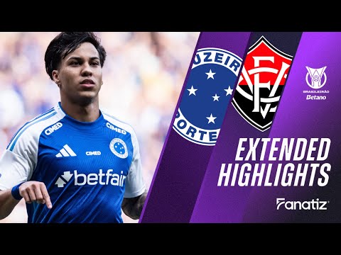 Cruzeiro vs. Vitória 3-1 I Game Highlights I Brasileirão 2025