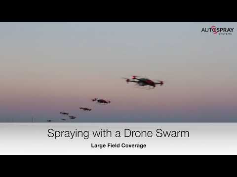 Drone Swam Crop Spraying - This Is The FUTURE!