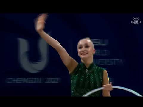 Khrystyna Pohranychna UKR Hoop FINAL Chengdu UNIVERSITY WORLD GAMES 2023