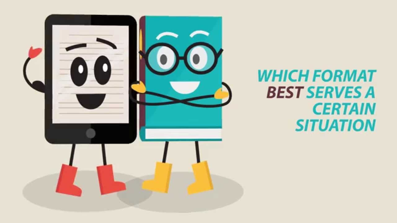 BookWars: E-books vs. Printed Books - Infographic Video