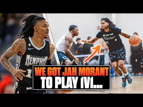 Baby Ja Morant faces a DOG in MJM 1v1 Debut... Flight vs Tev