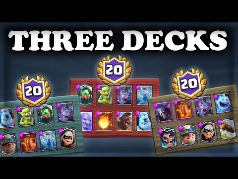 Best 20 Win Decks | Hog Bowler | PEKKA Control | Miner Control | Clash Royale