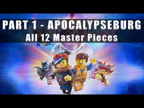 The Lego Movie 2 game Apocalypseburg gameplay - All 12 Master Pieces walkthrough