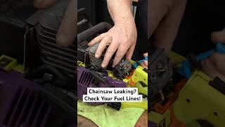 Chainsaw Leaking Gas? Check Your Fuel Lines!
