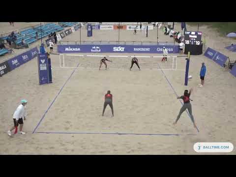 Jurmala 2023 Andressa/Vitoria x Esmee/Zoe - Beach Volley