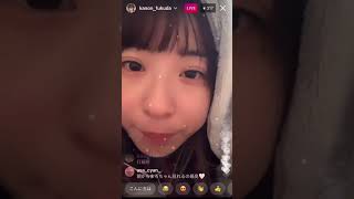 巫まろ福田花音☆寝起きインスタライブ！