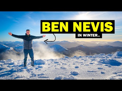 Hiking up BEN NEVIS in Winter.. (Highest Mountain in the UK)