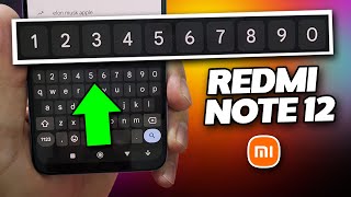 Como Colocar os Numeros no Teclado do Redmi Note 12