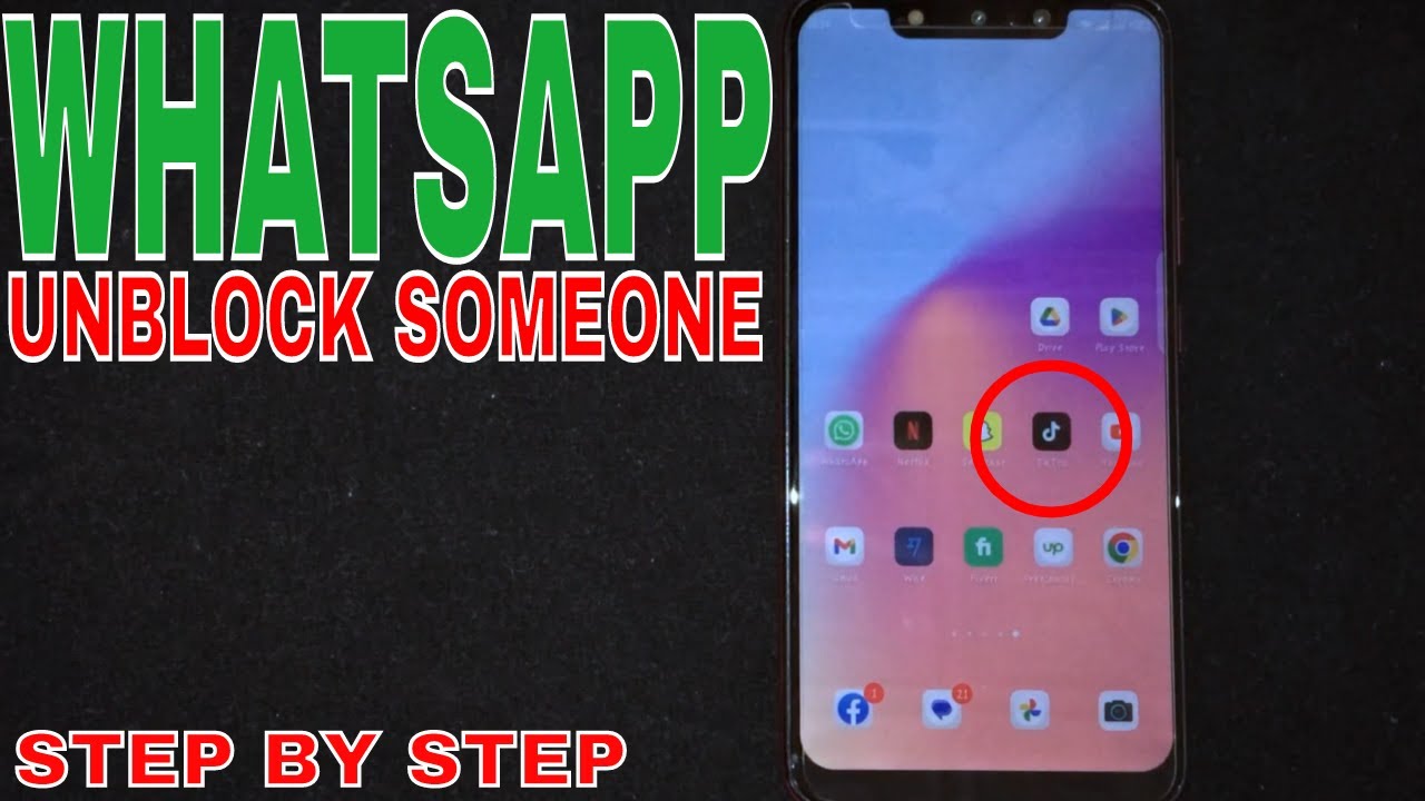 How to unblock a WhatsApp contact?