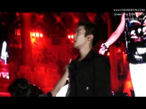 100821 SMTOWN LIVE - Don't don (Siwon ver)