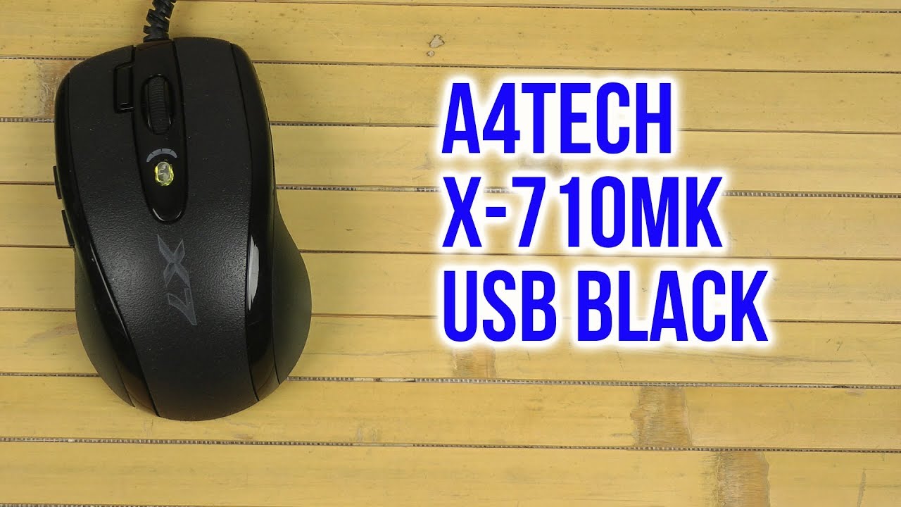 Мышь A4Tech X-710MK, черный