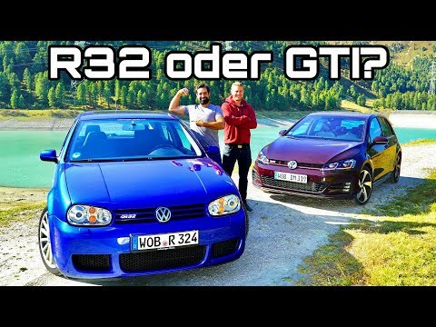 KAMPF DER GENERATIONEN | VW GOLF R32 VS GOLF GTI | Fahr doch
