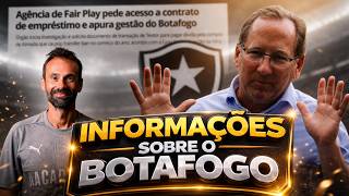 🚨 AGÊNCIA DE FAIR PLAY VAI APURAR DENÚNCIAS CONTRA SAF | BOTAFOGO SE DIZ SEGURO | TÉCNICO NA MIRA?