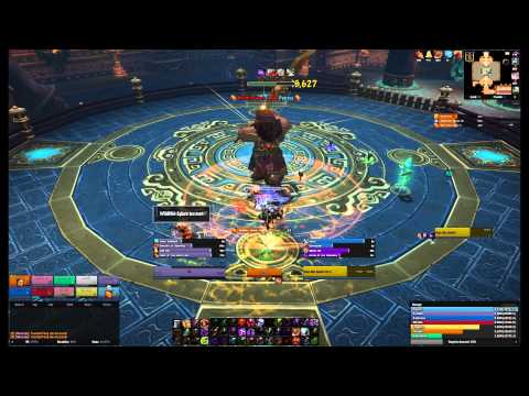 World Of Warcraft - Mogu'Shan Vaults: Feng The Accursed 10 man Normal (Warlock Perspective)
