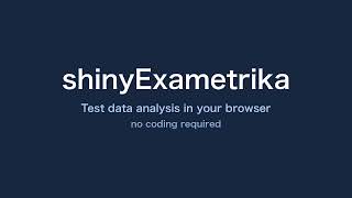 shinyExametrika の使い方！コードを書かずにブラウザでテストデータ分析（IRT・潜在クラス・バイクラスタリング）